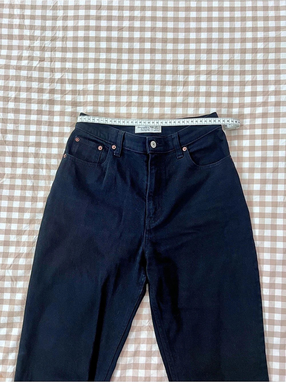 Abercrombie 90s Ultra High Rise Straight Jeans – Size 27 Regular